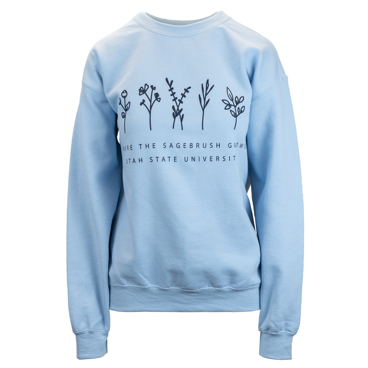 Women's Utah State 'Where The Sagebrush Grows' Crew Sweatshirt